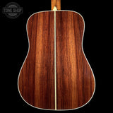 Back of Collings D2H Natural Sitka/Rosewood.