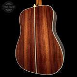 Back angle of Collings D2H Natural Sitka/Rosewood.