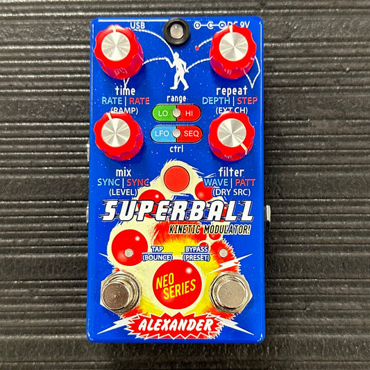 TOp of Used Alexander Pedals Superball Kinetic Modulator w/box TSS3796