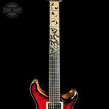 Fretboard of PRS Custom 24 Birds of a Feather Limited Blood Red.