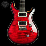 Front of PRS Custom 24 Birds of a Feather Limited Blood Red.