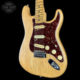 Front angle of Vintage 1979 Strat Natural.