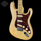 Front angle of Vintage 1979 Strat Natural.