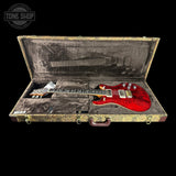 PRS Select Wood Library McCarty 594 Trem 10 Top Red Tiger in case.