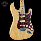 Front angle of Vintage 1979 Strat Natural.