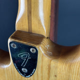 Wear at neck joint of Vintage 1979 Strat Natural.