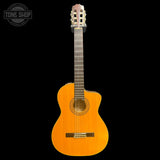 Full frontal of Used 1982 Takamine EC132C Classical.
