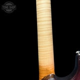 Back of neck of Used Atkin S-54 2 Color Sunburst.