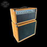 Front angle of Used 2022 Amplified Nation Dirty Wonderland 50w Head w/ 1x12 Cab.