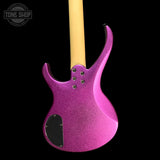 Back of body Used Kramer Desciple D-1 Bass Guitar Thundercracker Purple Metallic TFW3768.