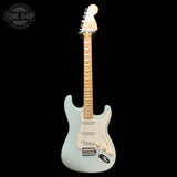 Full frontal of Used 2020 Fender Yngwie Malmsteen Signature Stratocaster Sonic Blue.