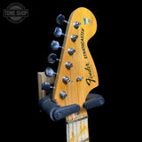 Headstock of Used DC Customs YM Tribute "Duck"-Style.