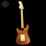 Back of Used 2014 Fender FSR American Special Hand-Stained Stratocaster Honey Burst.