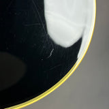 Scratches on body of Used 2016 Epiphone Les Paul Custom Ebony Left Handed.