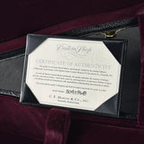 Certificate of authenticity for Martin Custom Shop 42 Style Torch Motif Adirondack/Master Grade Quilt Maple.