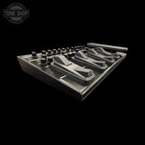 Left side angle of Used Boss ME-90B Bass Multi-effects Processor.