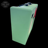 Right side of Used Supro Delta King 12 1x12 15-watt Tube Combo Amp - Seafoam Green TFW3529.