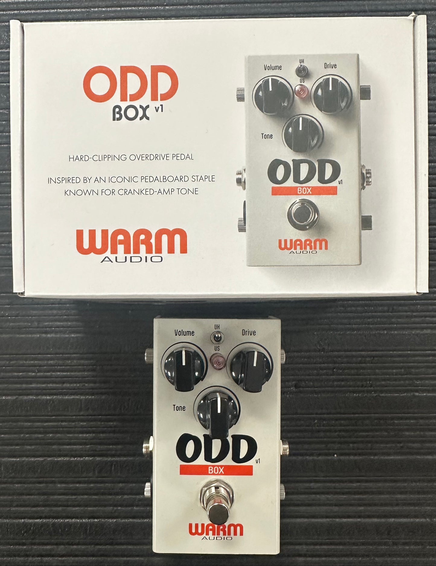 Top with box of Used Warm Audio ODD Box Overdrive Pedal w/box TSS3903