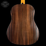 Back of Used Martin Custom Shop 1937 Authentic Spec Slope Shoulder Dread Teardrop Sunburst VTS Adi/EIR.
