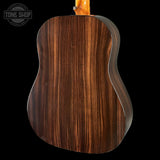 Back angle of Used Martin Custom Shop 1937 Authentic Spec Slope Shoulder Dread Teardrop Sunburst VTS Adi/EIR.