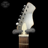 Headstock of Used 1964 Harmony H-15 Bobcat Refin.