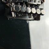 Wear on body of Used ESP LTD MIJ Black.