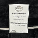 Reverend Exclusive Certificate of Authenticity on a black textured background