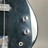 Wear on body of Used Fender Squier II P-Bass Black.