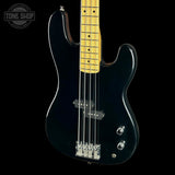 Front angle of Used Fender Squier II P-Bass Black.