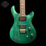 Front of Used 2024 PRS SE CE24 Standard Satin Turquoise.
