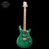 Full frontal of Used 2024 PRS SE CE24 Standard Satin Turquoise.