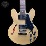 Front of Used 2020 Epiphone ES-339 Natural.