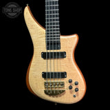 Front of Used 1995 Alembic Epic 5 WLSB-5 Natural.