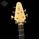 Headstock of Used 1995 Alembic Epic 5 WLSB-5 Natural.