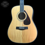 Front of Used 1976 Yamaha L-6 Dreadnought w/Binding Repair w/Neck Repair.