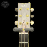 Headstock of Used 1976 Yamaha L-6 Dreadnought w/Binding Repair w/Neck Repair.