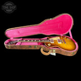 Gibson Custom Dealer Select 1959 Les Paul Standard Tejas Burst AAA Top VOS in case.