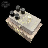 Left angle ofUsed Electro-Harmonix Ripped Speaker Fuzz on box.