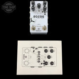 Top of Used Keeley ECCOS Delay / Looper Pedal with box.