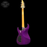 Back of Used ESP Custom Shop Horizon MIJ Puple w/Small-Chip-Repair.