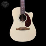 Front of Used 2012 Fender Sonoran SCE Olympic White TFW3991.