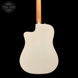 Back of body of Used 2012 Fender Sonoran SCE Olympic White TFW3991.