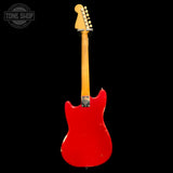 Back of Used 1965 Fender Mustang Dakota Red w/Refret.