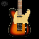 Front of Used 2004 Fender American Deluxe Telecaster 3-Color Sunburst.
