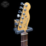 Headstock of Used 2004 Fender American Deluxe Telecaster 3-Color Sunburst.