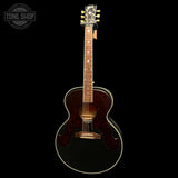 Full frontal of Used Gibson Custom Everly Brothers J-180 Ebony.