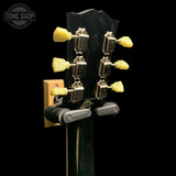 Back of headstock of Used Gibson Custom Everly Brothers J-180 Ebony.