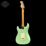 Back of Used 2020 Fender Limited Edition American Professional Stratocaster Seafoam Green.