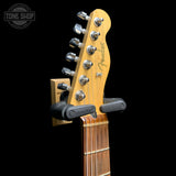 Headstock of Used 2021 Fender Player Telecaster HH Silver TFW4025.