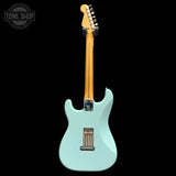 Back of Used 2019 Fender Vintera 50s Stratocaster Modified Daphne Blue.